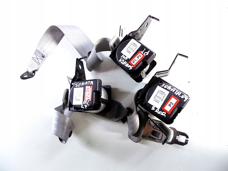 фото №1, Hyundai sonata iv 04-09 ремені безпеки задня x3