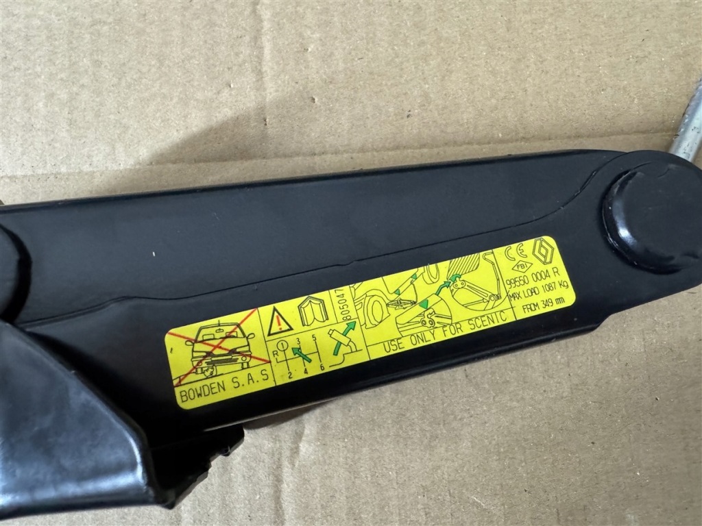 фото №5, Домкрат колеса запасного болт вушко renault scenic 4 iv megane 09-16r