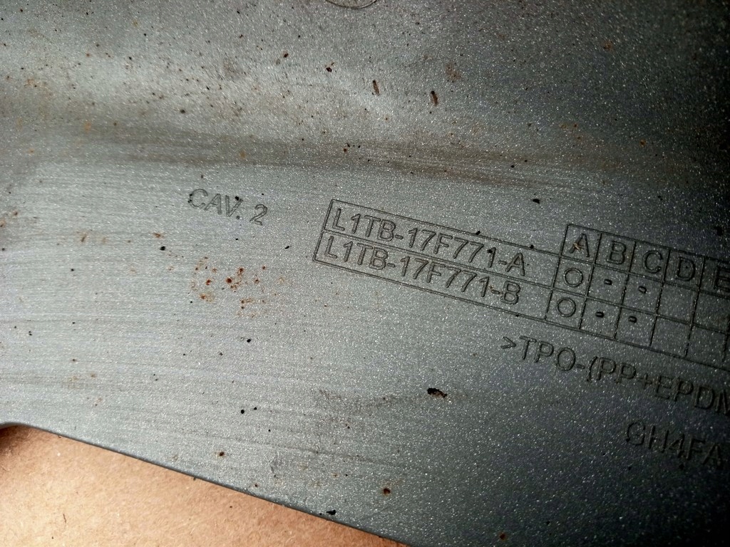 фото №14, Ford puma mk2 19- накладка спойлер бампера перед l1tb-17f771-a