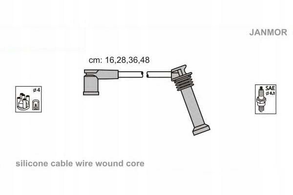 фото №2, Janmor провода зажигания kpl. janmor