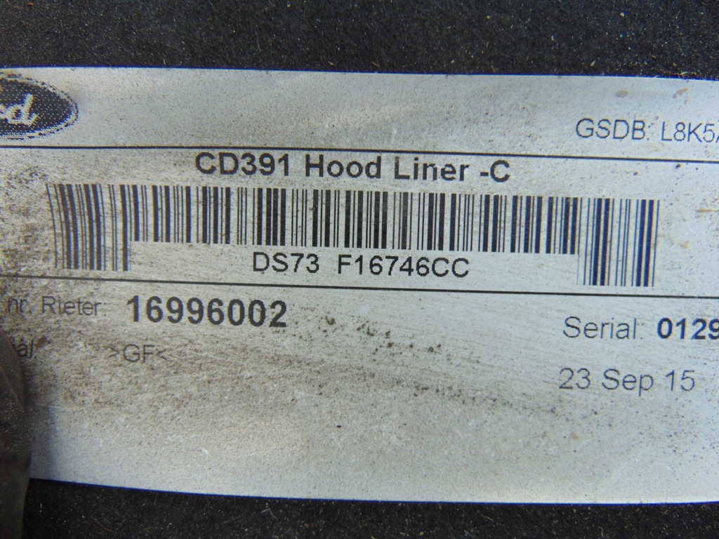 фото №8, Подкрылок шумоизоляция капот ford mondeo mk5