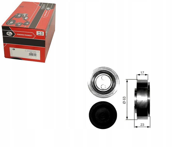 фото №2, Gates ролик натягувача audi skoda vw