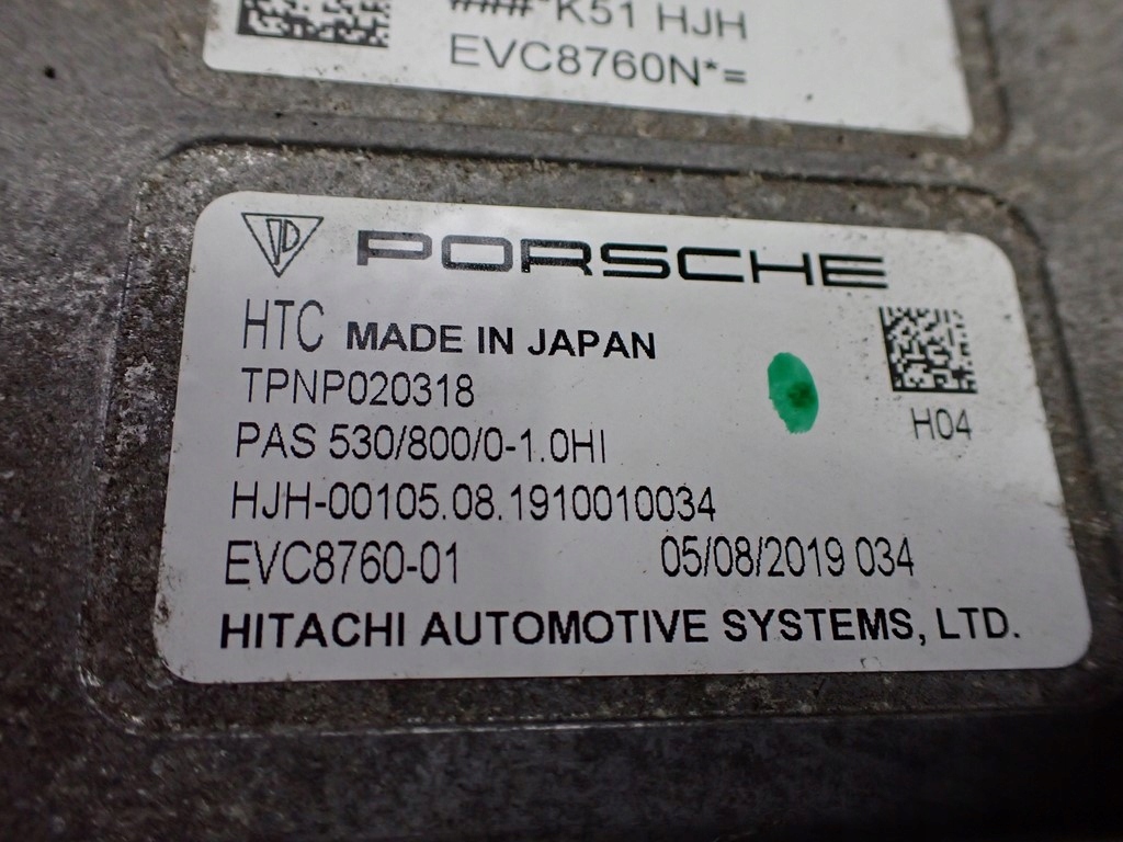 фото №11, Двигатель привод электрический задняя taycan turbo s 20r fv