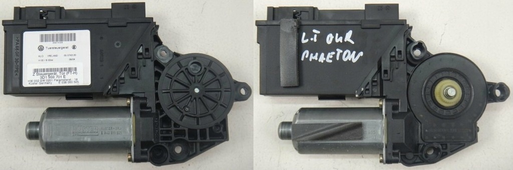 фото №1, Vw phaeton 04 r моторчик скло лівий задня europa