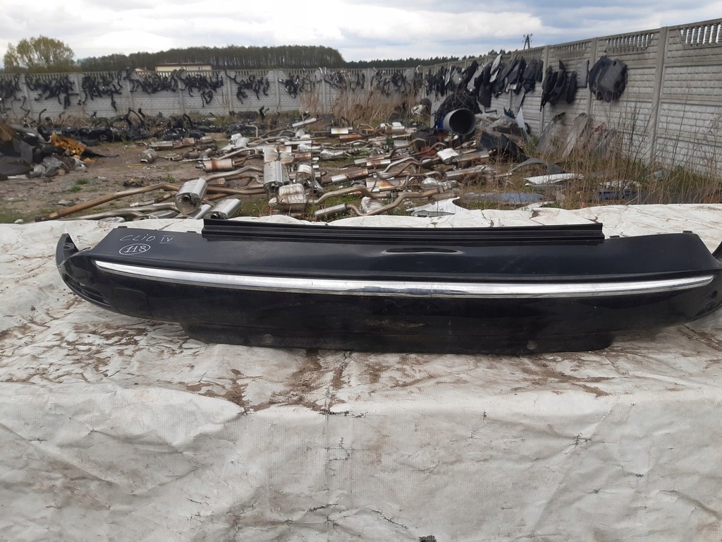 фото №1, Накладка бампера задняя renault clio iv kombi