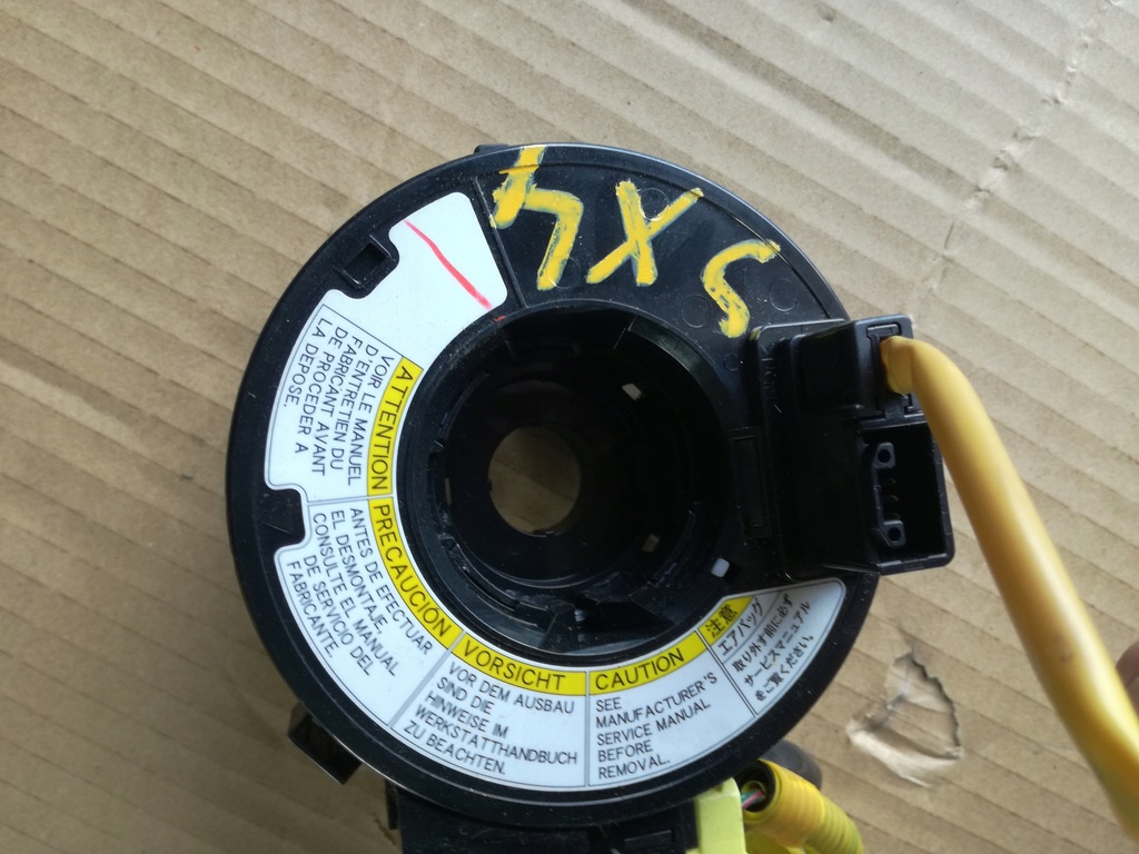 фото №4, Suzuki sx4 sedici 2006 -2012 rok стрічка подушка безпеки pod кермо