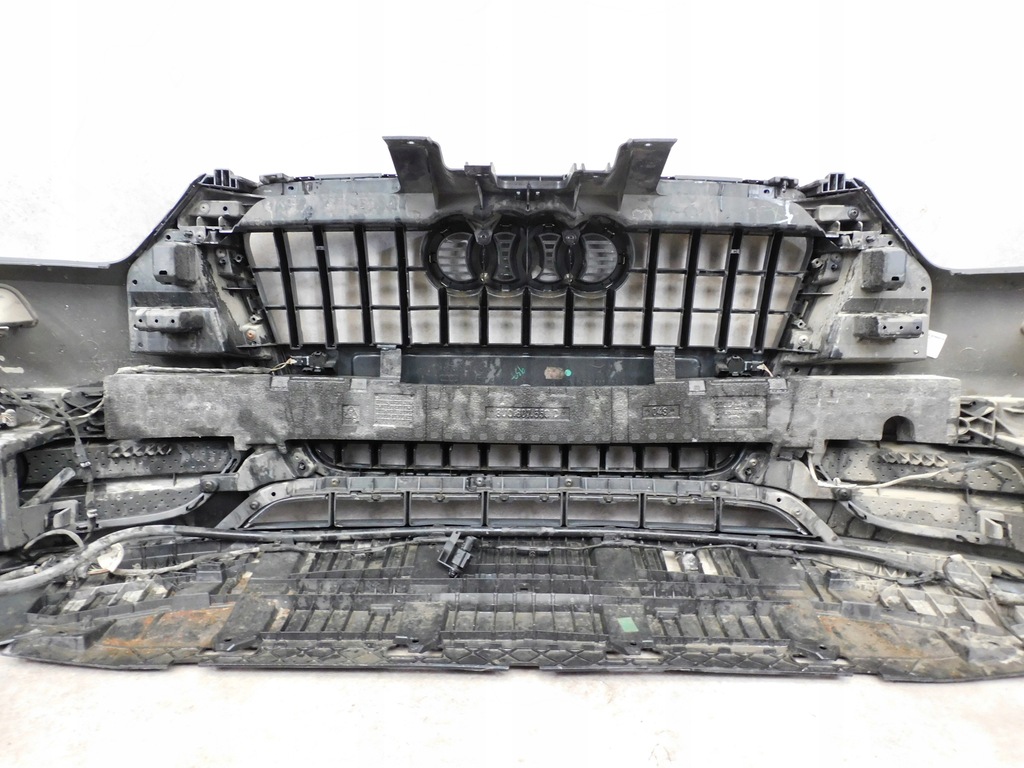 фото №15, Audi q3 8u бампер перед передний kompletny pdc sprysk szary