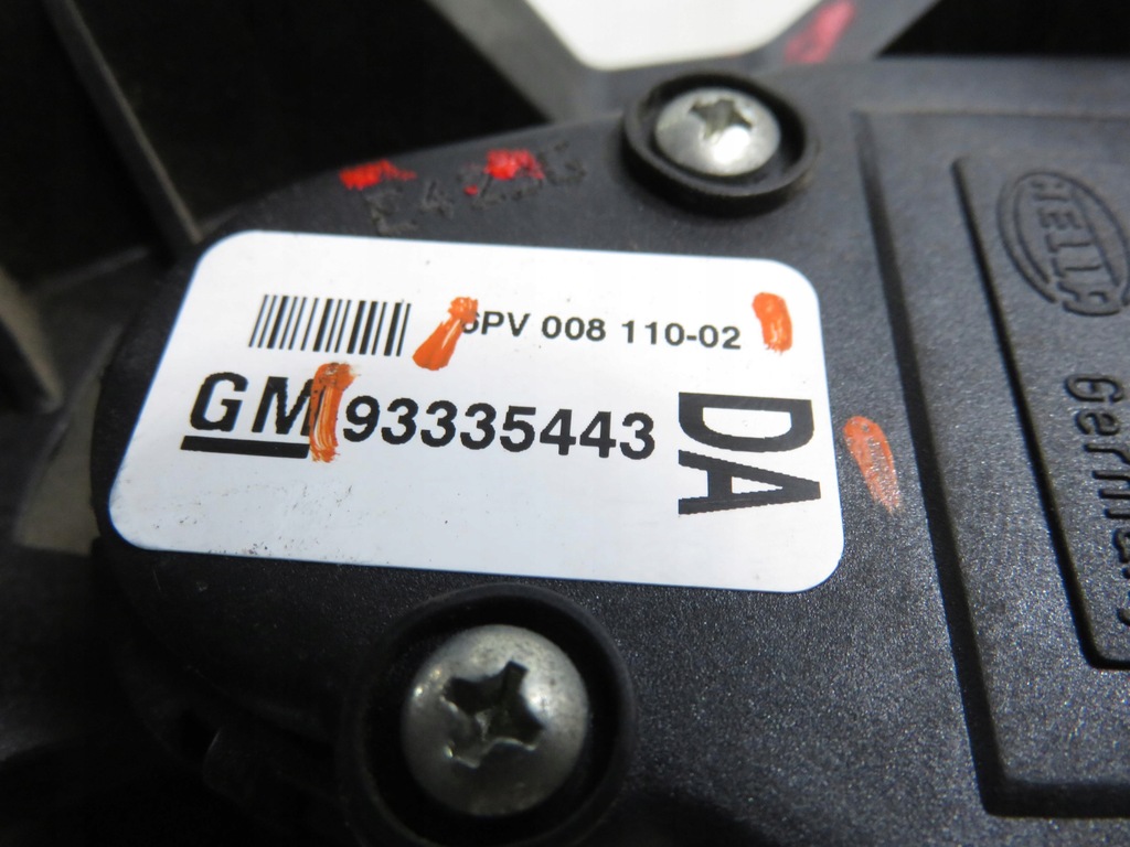 фото №6, Потенціометр газу opel meriva a 93335443da 6pv00811002