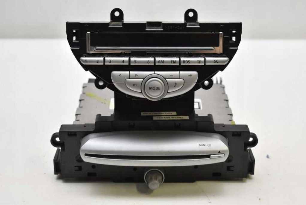 фото №1, Радио радиопроигрыватель cd rds 3454566 mini cooper one r56 06-15