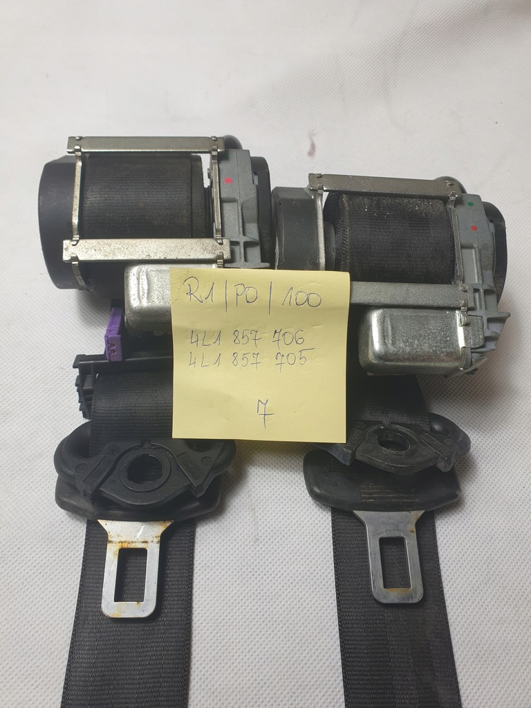 фото №1, Audi q7 4l ремені безпеки перед комплект