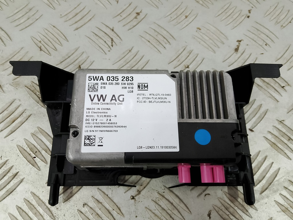 фото №1, Vw atlas cross lift 2021 модуль teleonu 5wa035283