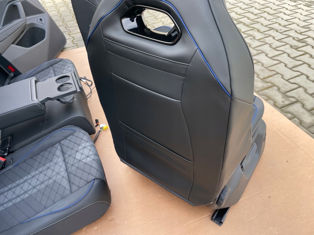 фото №5, Сидіння заднє сидіння обшивки tiguan iii 2024- alcantara масаж електрика nowe kpl