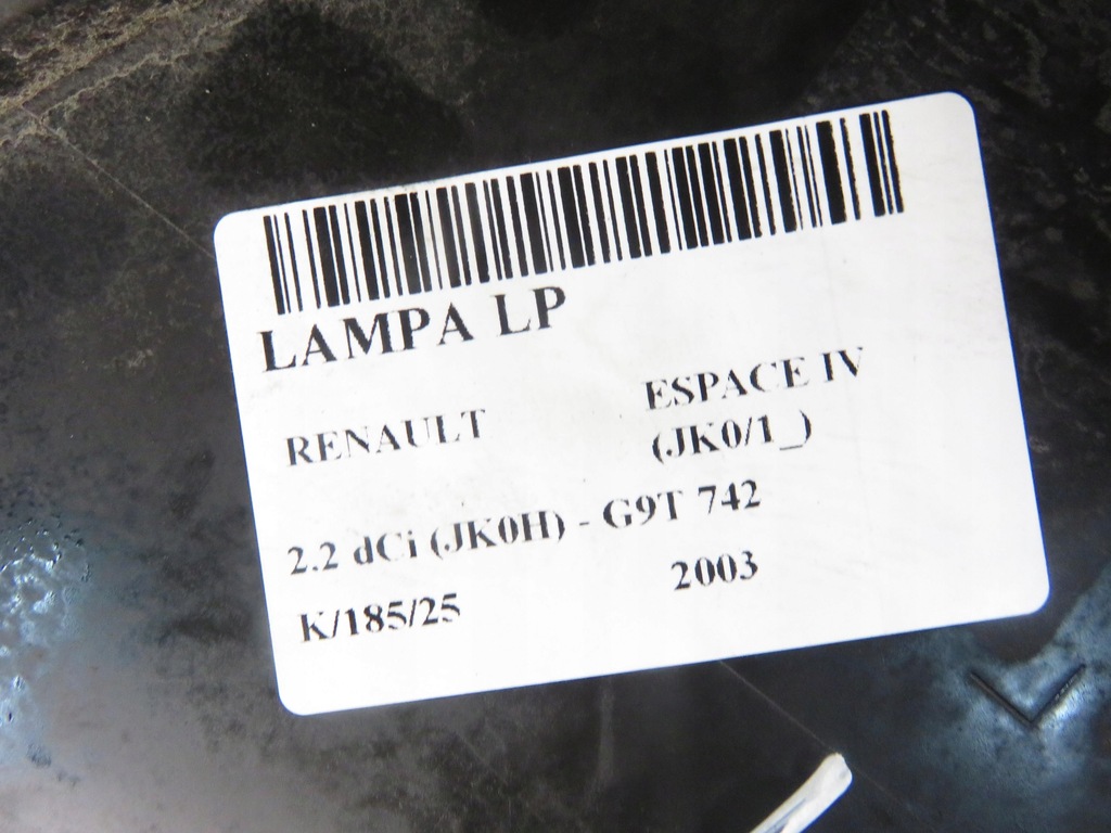 фото №8, Лампа ліва передня renault espace iv jk0/1_ 5dv00829000