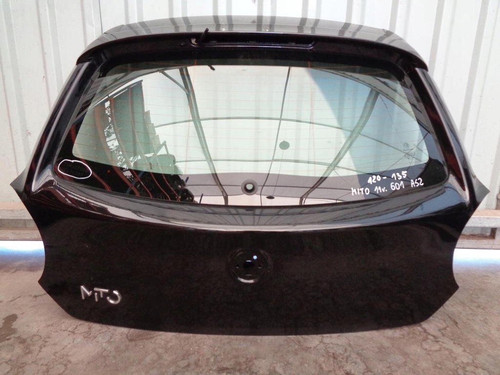 фото №1, Крышка багажника задняя спойлер alfa romeo mito 11r. as2 kod 601