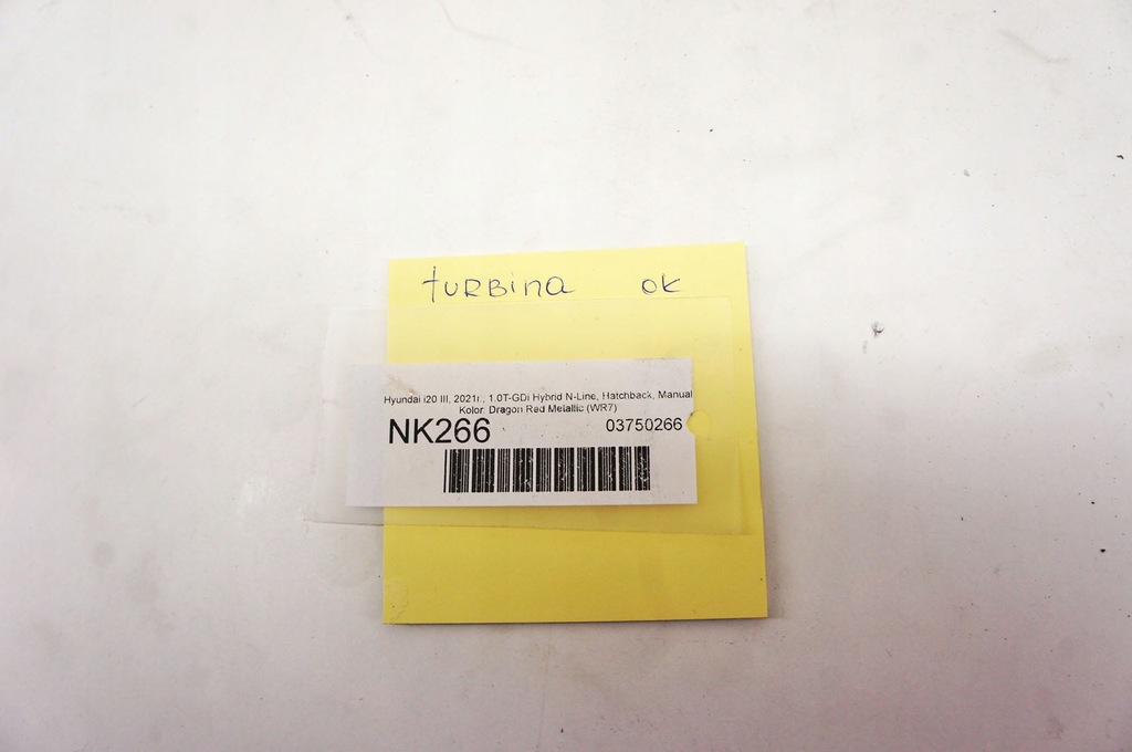 фото №11, Nk266 hyundai i20 iii 1.0i турбонагнетатель turbo