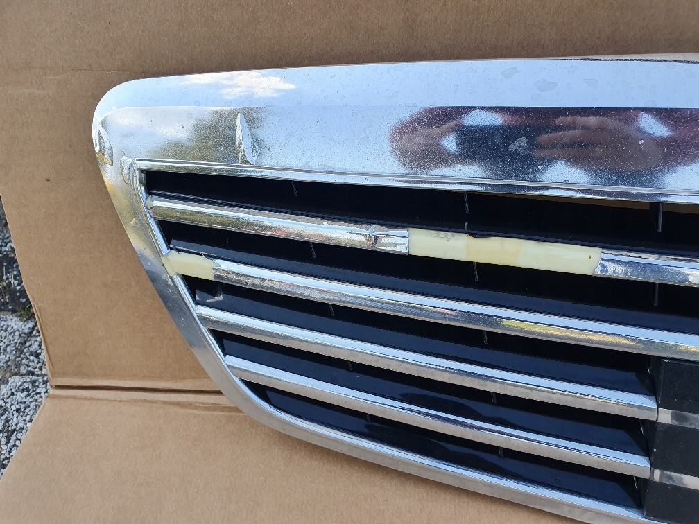 фото №3, Mercedes s-klasa w221 решётка радиатора решётка радиатора хром pod радар