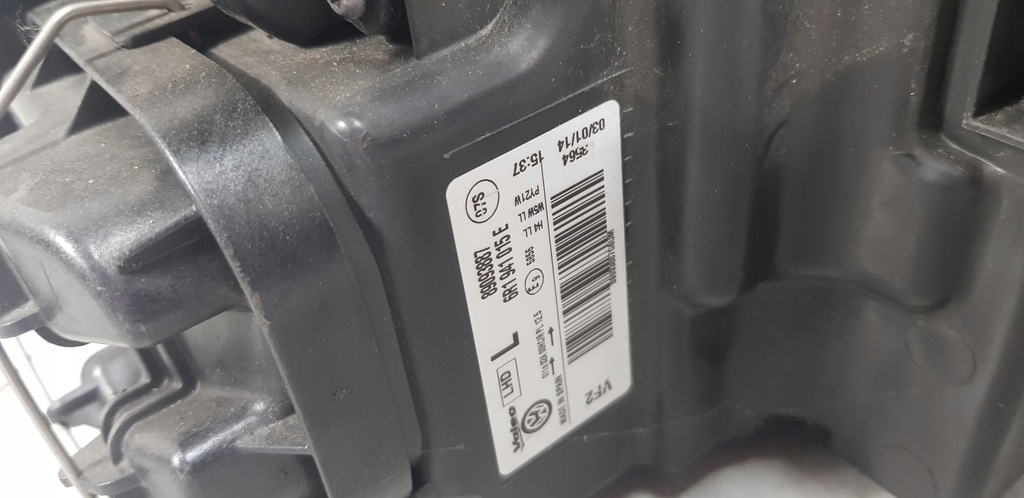 фото №9, Vw polo v 6r 09-14 лампа ліва передня 6r1941015e