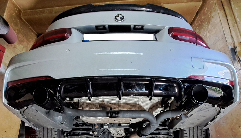 Купить Гаситель конечный выхлоп труба bmw 3 320 328 330 420 428 430 f30 f31 f32 f33