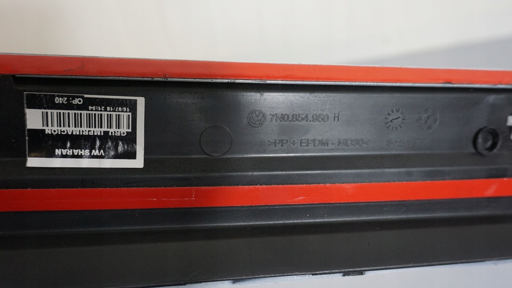фото №7, Vw sharan seat alhambra молдинг дверь правый задняя 7n0854950h