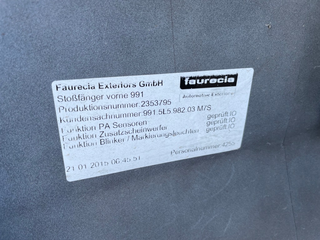 Porsche carrera 911 991 gts aero kit бампер перед 9915l5982 oryg Киев