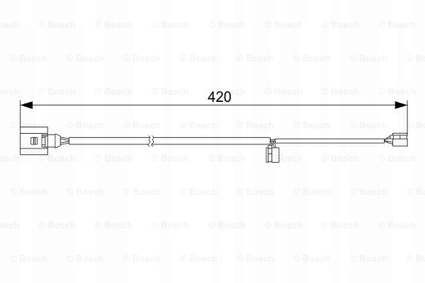 фото №13, Bosch контакт предупредительный износа накладок тормозных 1 987 473 012