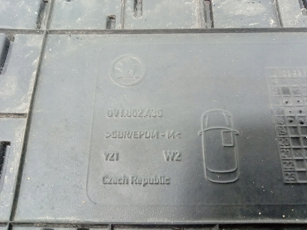 фото №11, Skoda fabia iii kombi коврики резиновые 6v1862436