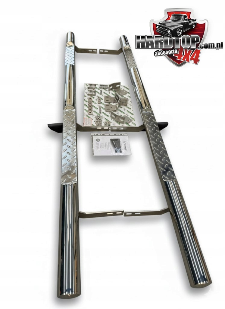 фото №11, Пороги бічний трубопровід хром wyżłobienie пороги поміст isuzu d max 2020+