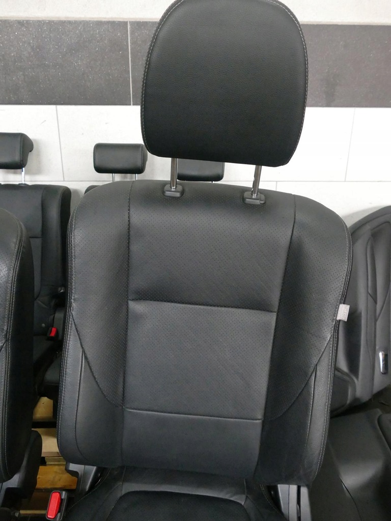 фото №14, Mitsubishi outlander iii сидіння заднє сидіння обшивка сидіння обшивки czarna шкіра uk