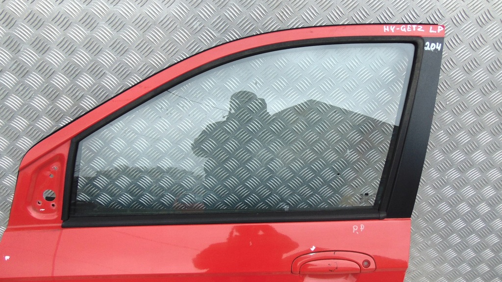 фото №9, Дверь перед правое левая hyundai getz 5d красный