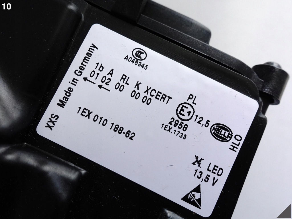 фото №11, Audi a8 s8 d4 4h0 przed liftem 09-13 full led лампа правая перед nowa hella