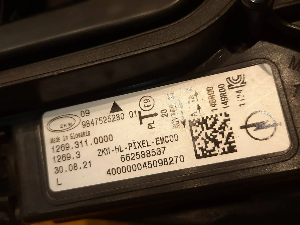 фото №13, Opel astra l vi 6 лампа перед левая full led 21r.-