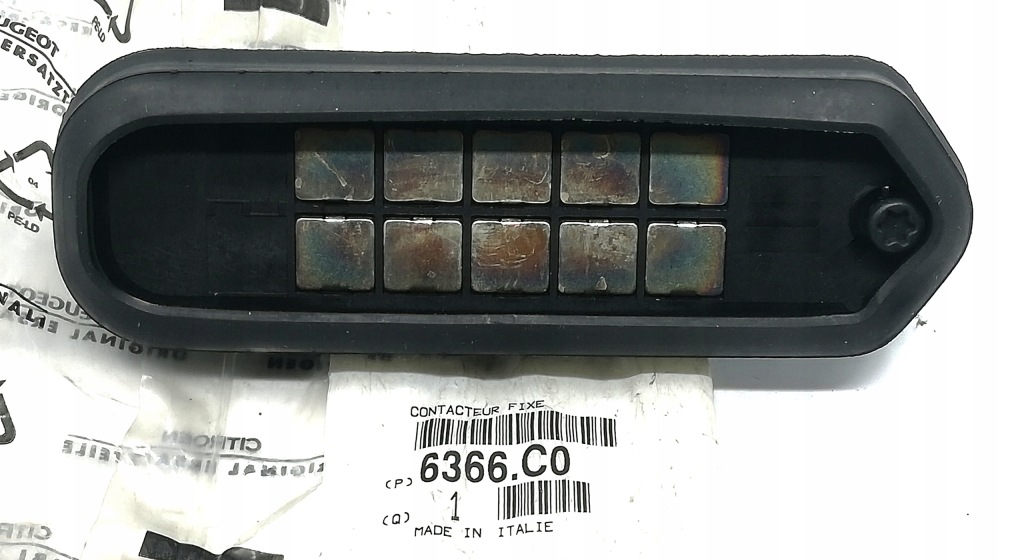 фото №1, Контактор дверь раздвижных c8 peugeot 807 6366c0