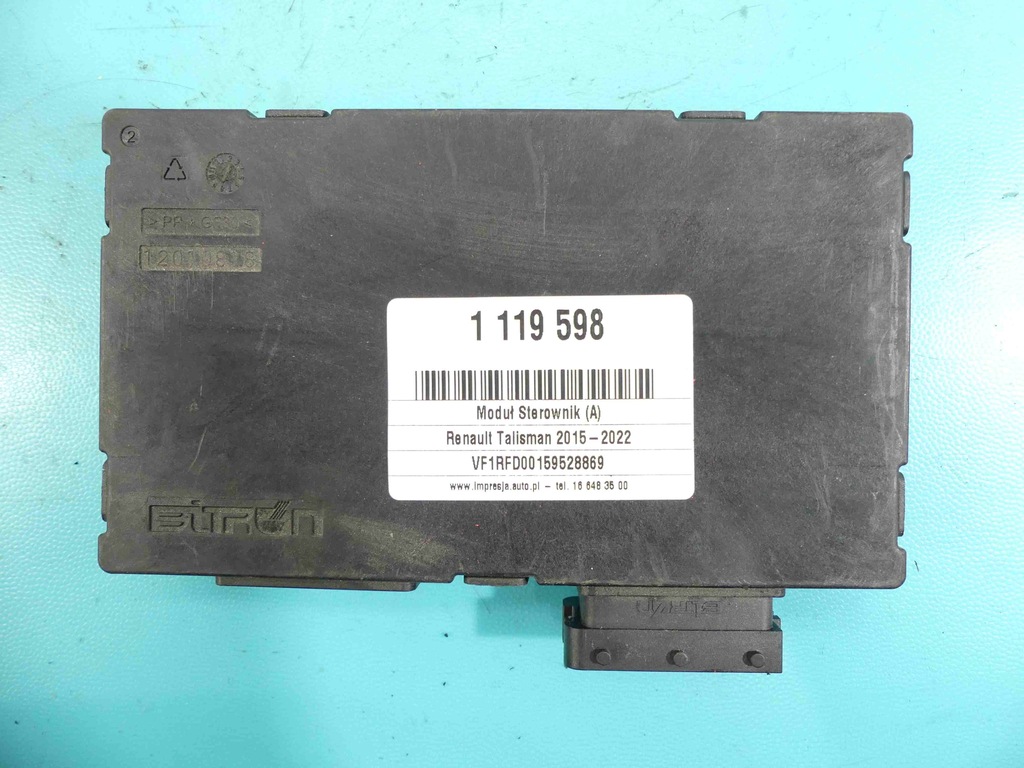 фото №1, Блок управления модуль сиденье renault talisman