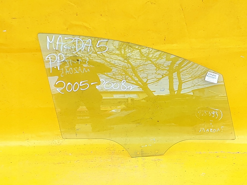 фото №1, Стекло дверь правый перед mazda 5 05-08r