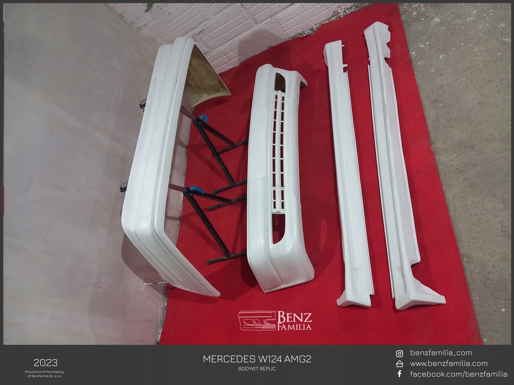 фото №13, Mercedes w124 amg2 sedan pakiet/bodykit replika