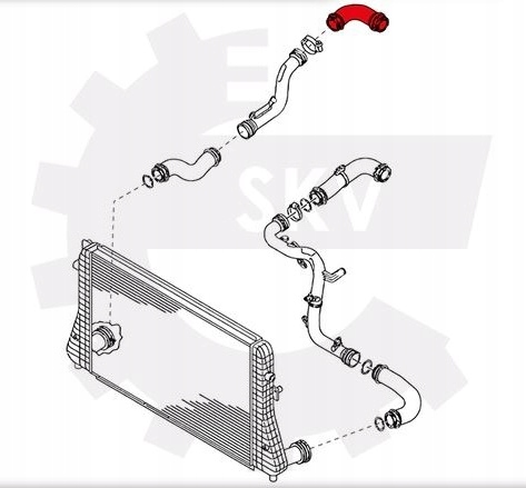 фото №3, Шланг труба интеркулер seat toledo iii 1.9tdi