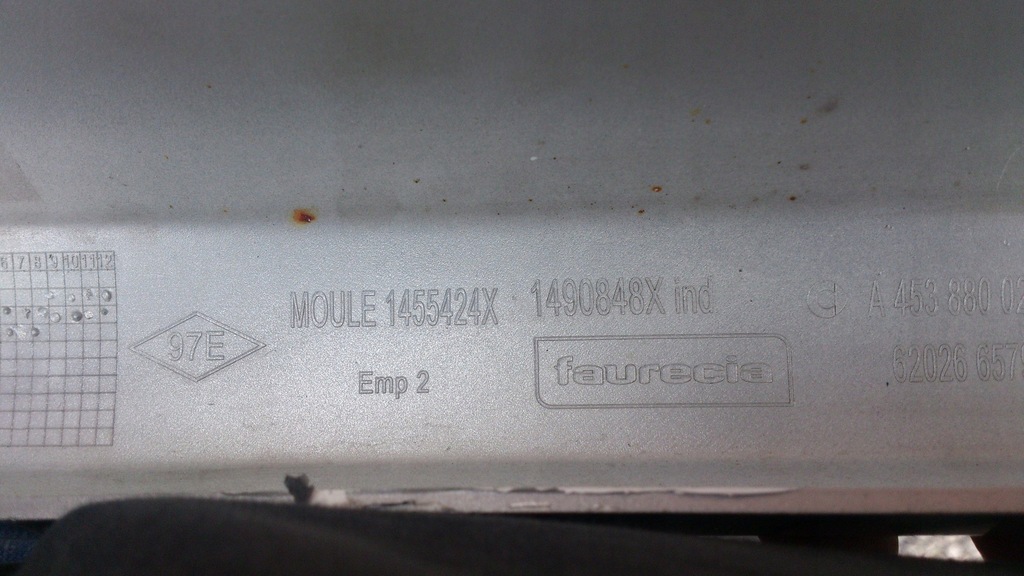 фото №7, Спойлер молдинг бампер smart fortwo iii 453 перед передняя 14-