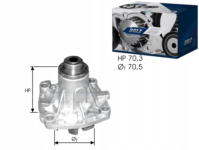 фото №1, Dolz a131st насос wody, охлаждение двигателя