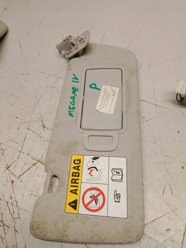 фото №1, Renault megane iv козирок захист сонцезахисна козирок права