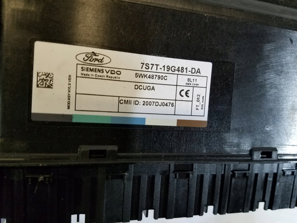 фото №3, Модуль ford mondeo mk4 7s7t-19g481-da