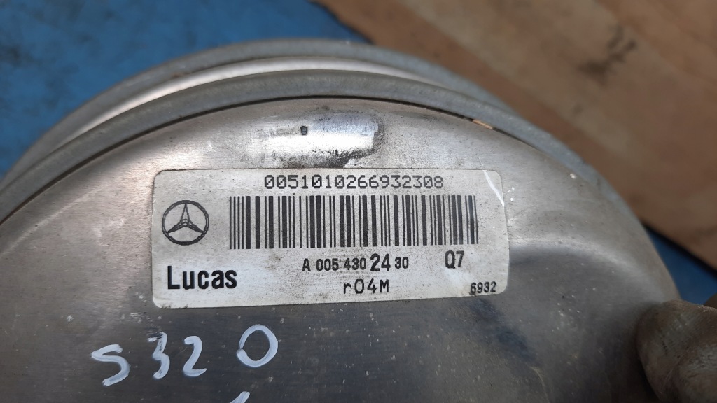 фото №5, Усилитель тормозов тормозные a0054302430 mercedes w220 3.2 cdi
