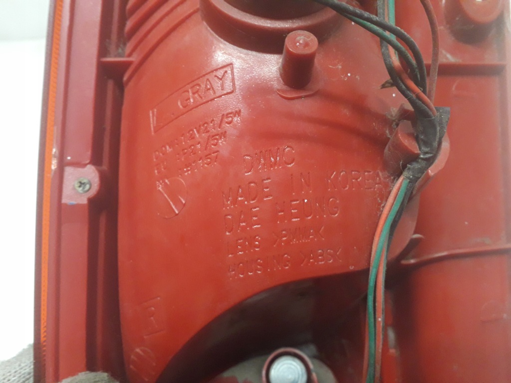 фото №7, Chevrolet rezzo tacuma 00-08 лампа правий задня