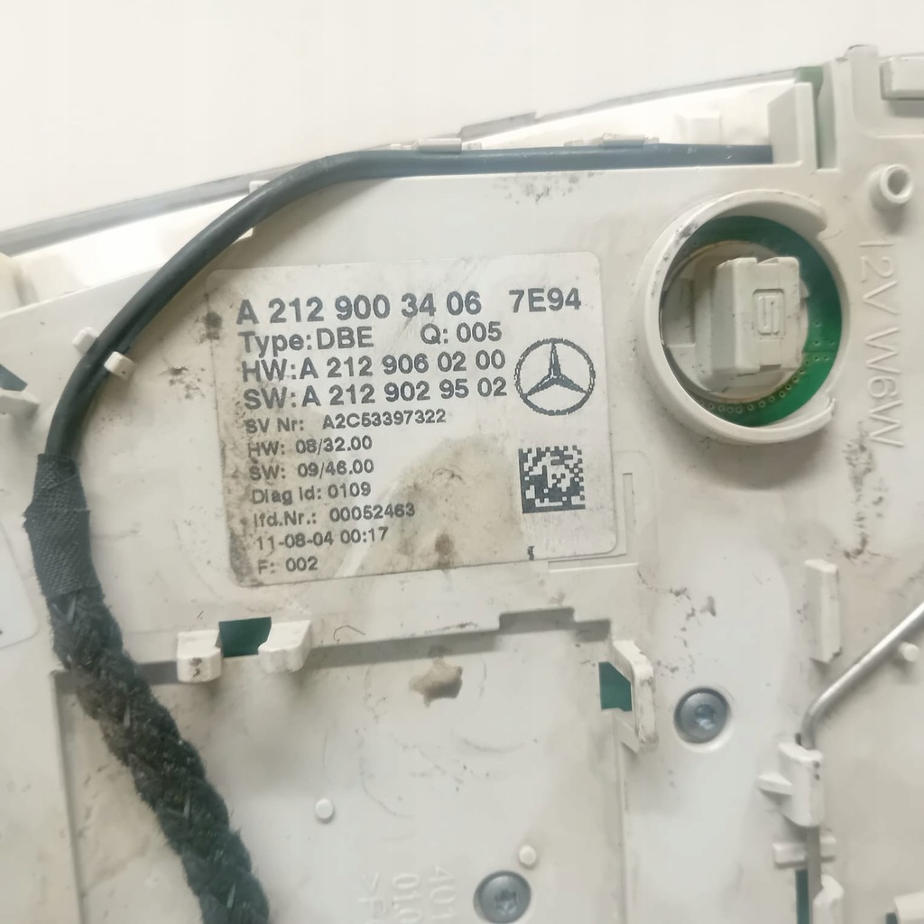 фото №5, Лампа потолочный 2129003406 mercedes e klasa w212