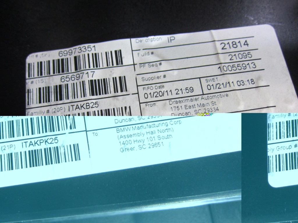 фото №9, Bmw x3 f25 x4 f26 панель приладів приладова панель  подушка безпеки натягувачі czarna 9311544