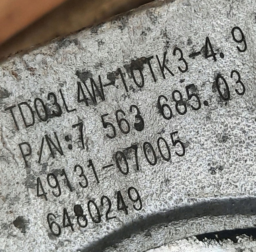 фото №6, Турбонагнітач турбіна bmw 3 e93 n54 7563685