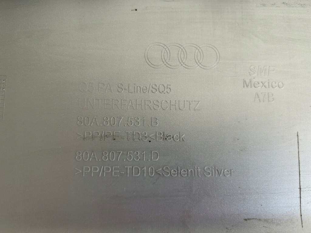 Audi q5 ii 80a lift s line спойлер бампера перед 80a807531b 80a807233h Доставка