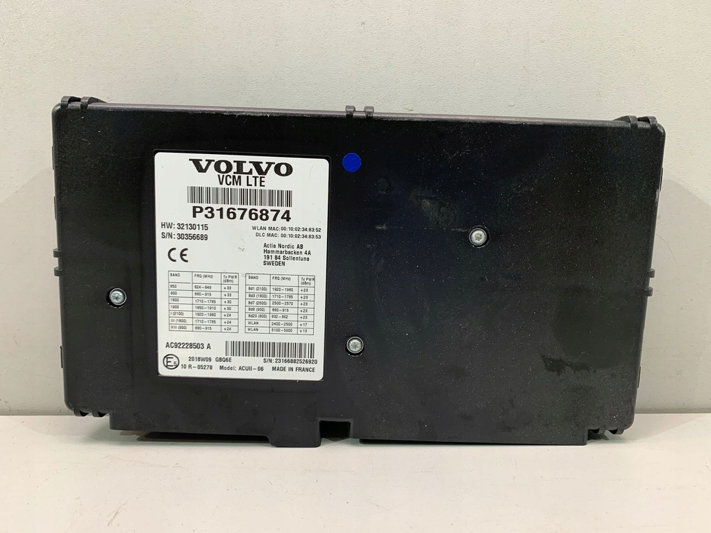 фото №1, Volvo xc90 блок управления модуль телефона vcm 31676874