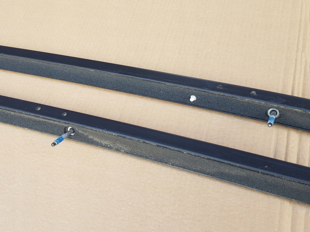 Комплект рейлингов кровельные / audi a6 c6 универсал - avant / чёрные матовый Доставка