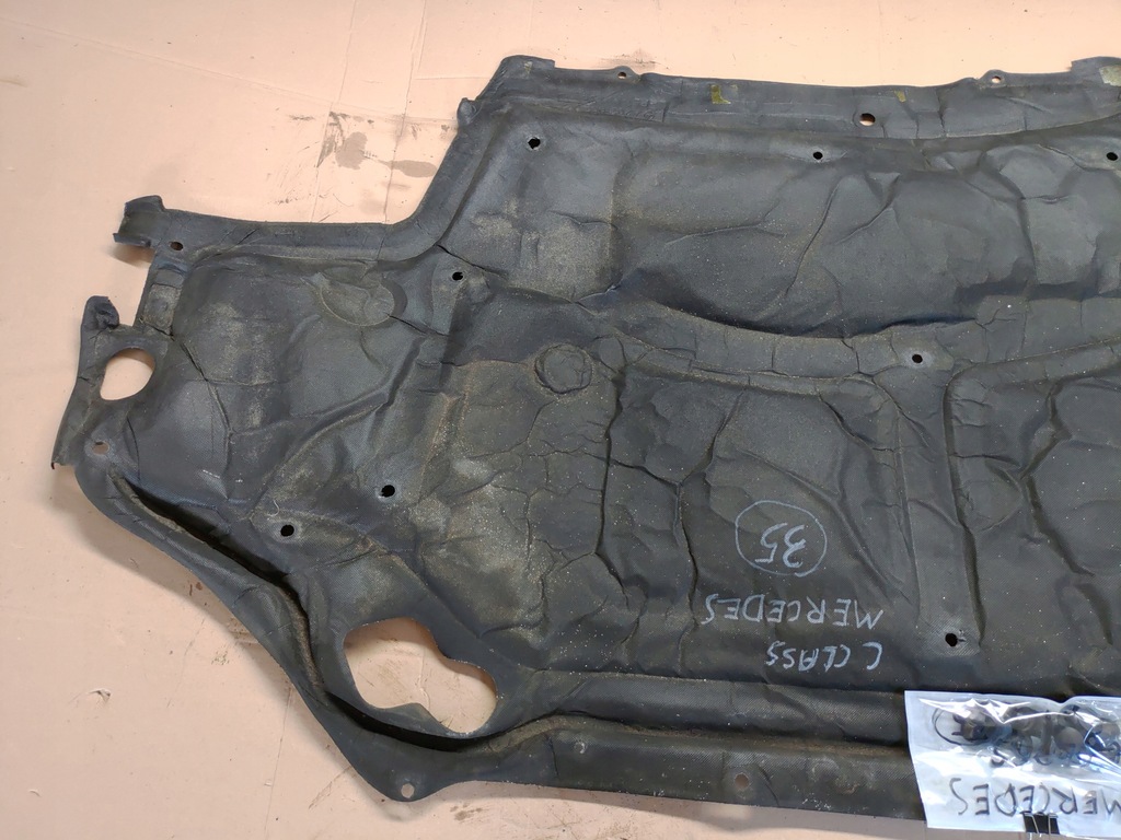 фото №11, Шумоизоляция капот + клипсы mercedes c w203 coupe