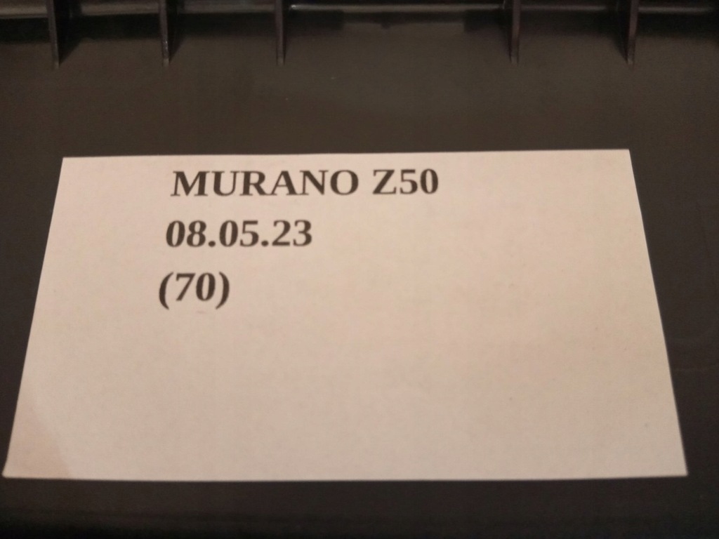 фото №5, Решётка обдув панель средний nissan murano z50